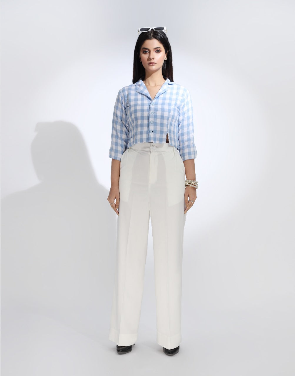 Silent Dawn (Wide Leg Premium Dress Pant Milky White)