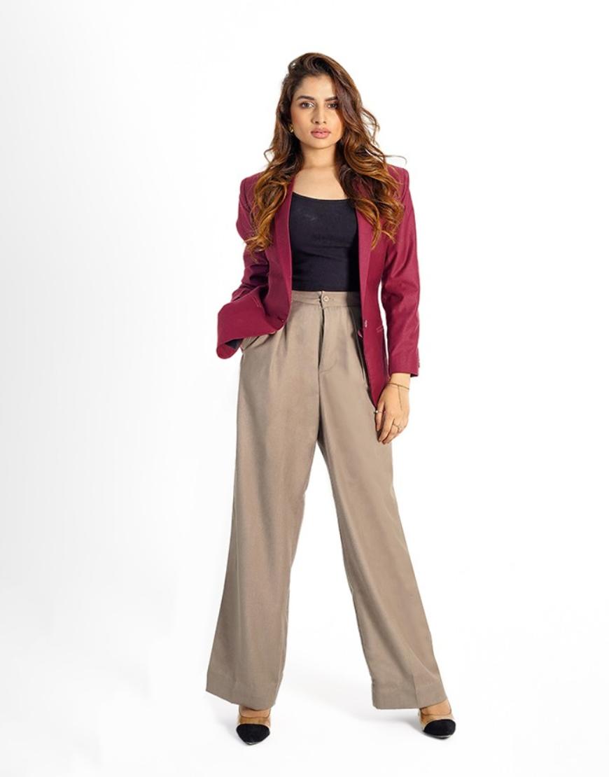 Hidden Courage (Wide Leg Single Pleated Formal Pants Skin)
