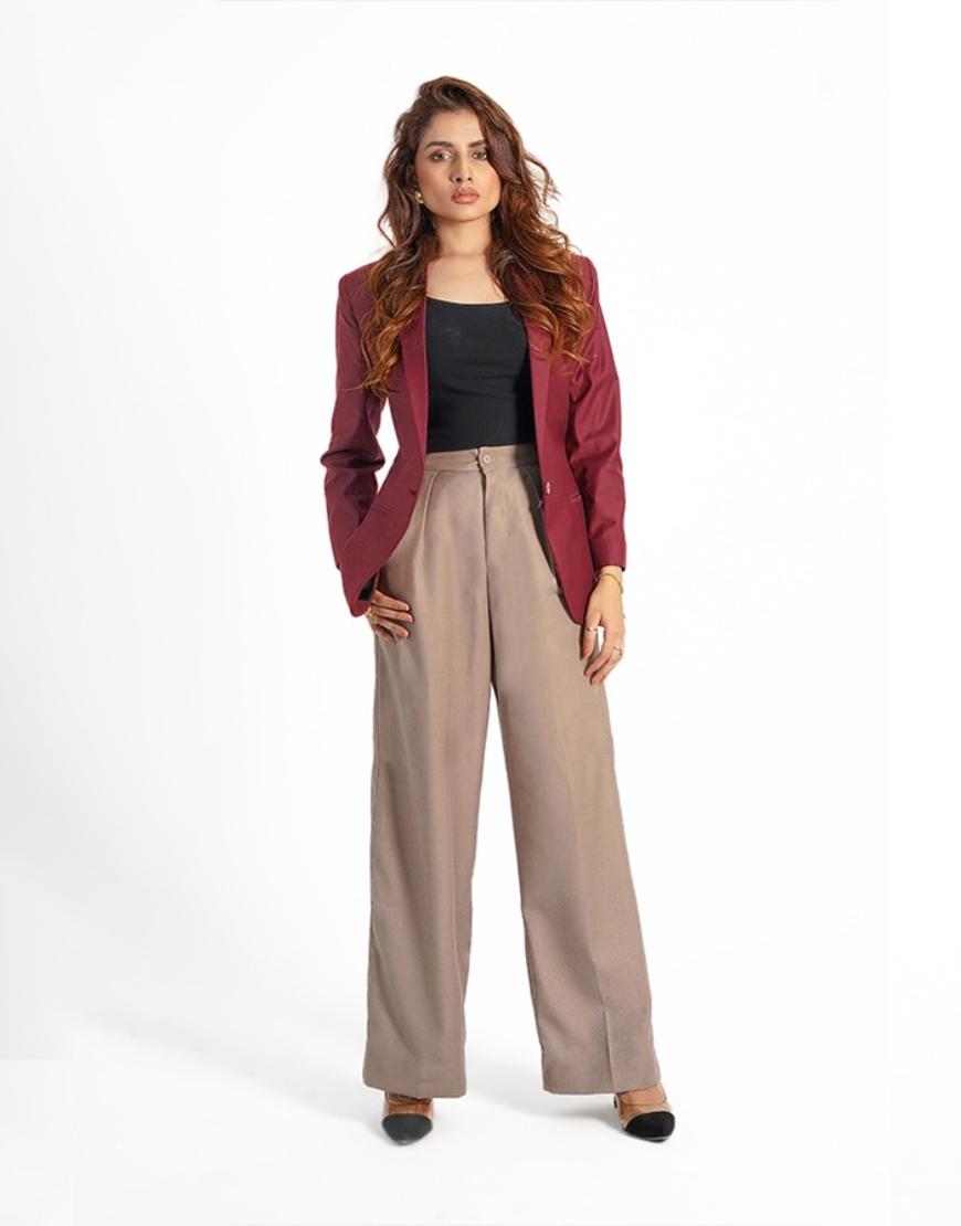 Hidden Courage (Wide Leg Single Pleated Formal Pants Skin)